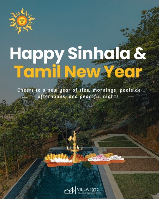 May your year be filled with peaceful escapes, golden sunsets, and unforgettable stays by the pool 🙏🌞🇱🇰

 #villa1972 #sinhalaandtamilnewyear ##travelsrilanka